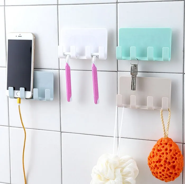 1 Pcs - Wall Mounted Multi Gadget Holder - H01729