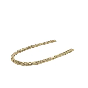 10K Yellow Gold Wheat Palm Chain 3.5MM 18-28 Inches