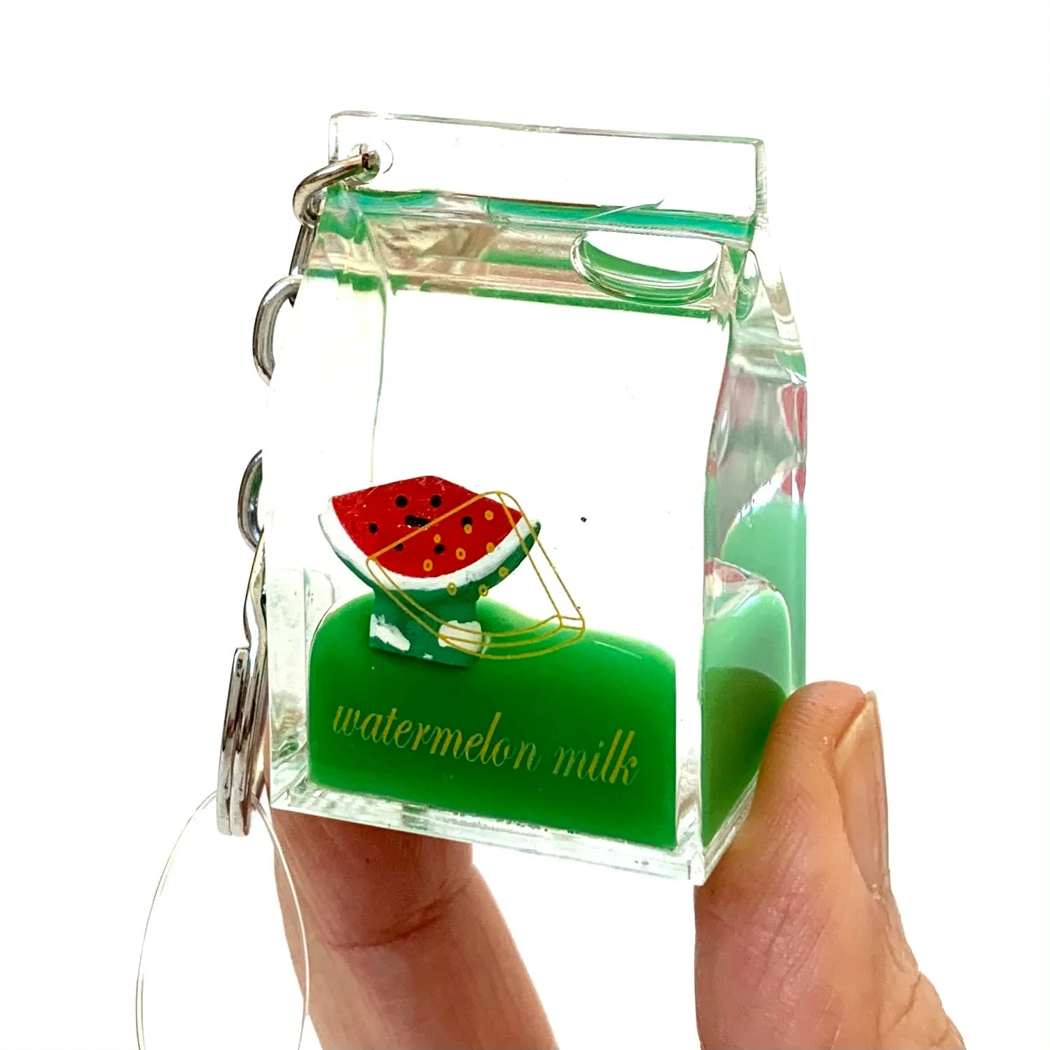12047 FRUIT CARTON FLOATY KEY CHARM-12