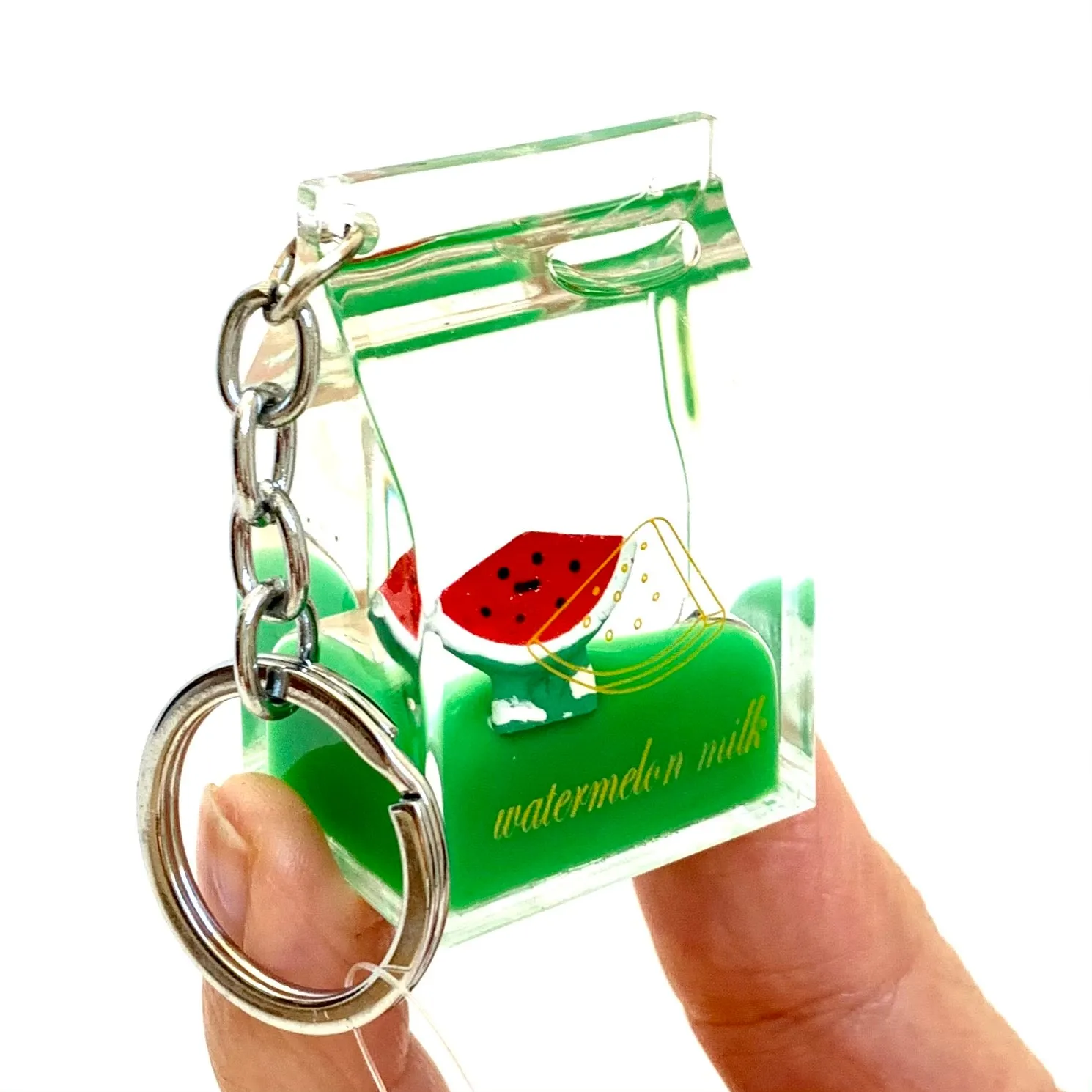 12047 FRUIT CARTON FLOATY KEY CHARM-12