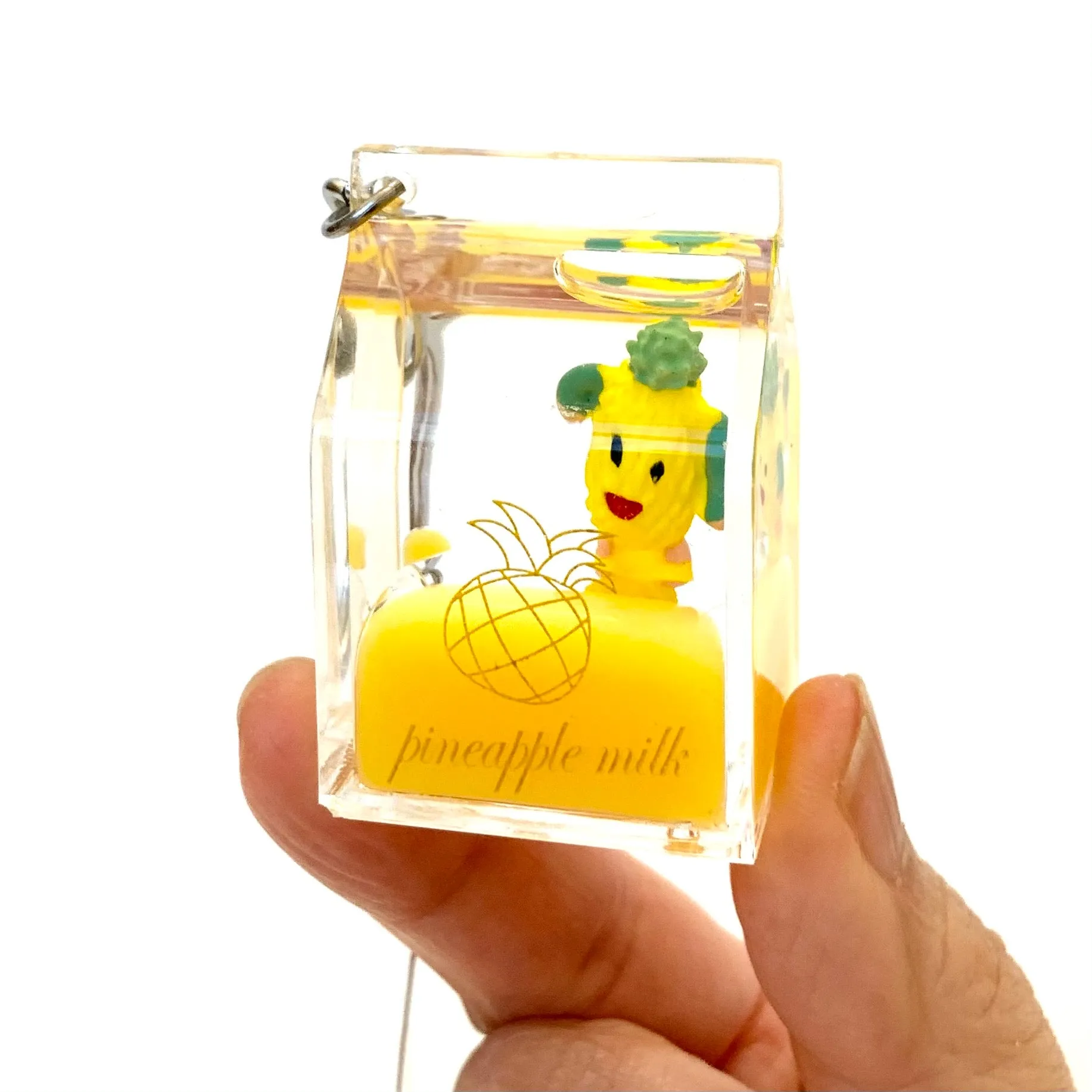 12047 FRUIT CARTON FLOATY KEY CHARM-12