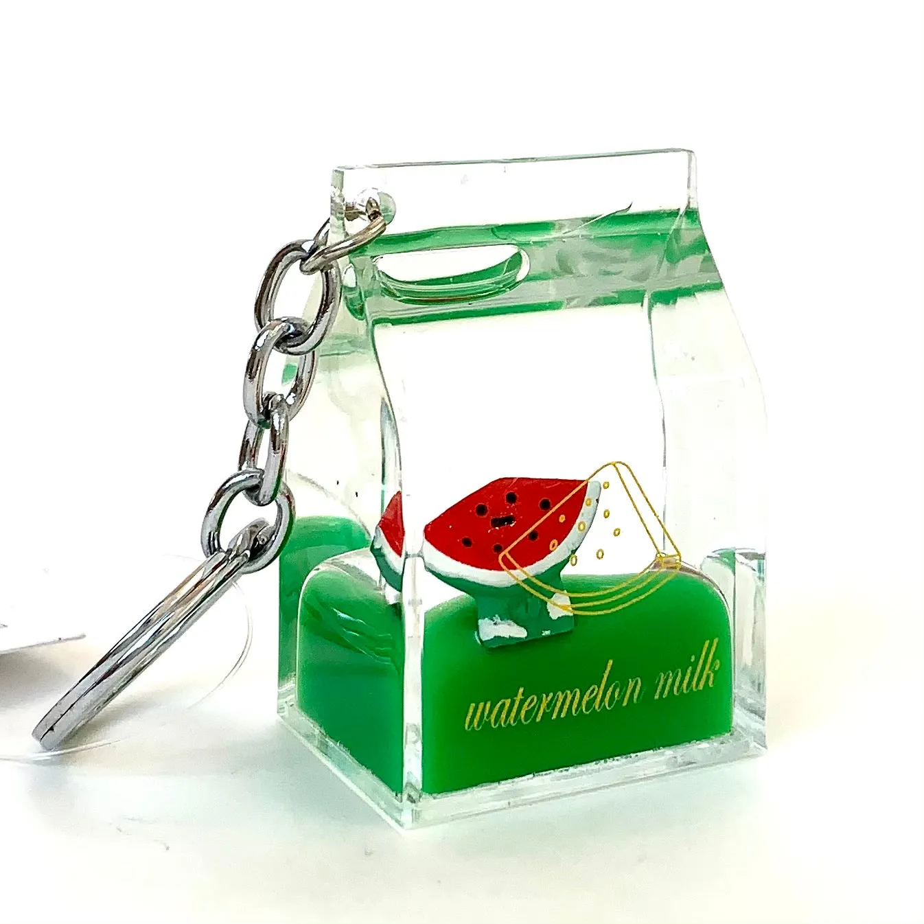 12047 FRUIT CARTON FLOATY KEY CHARM-12