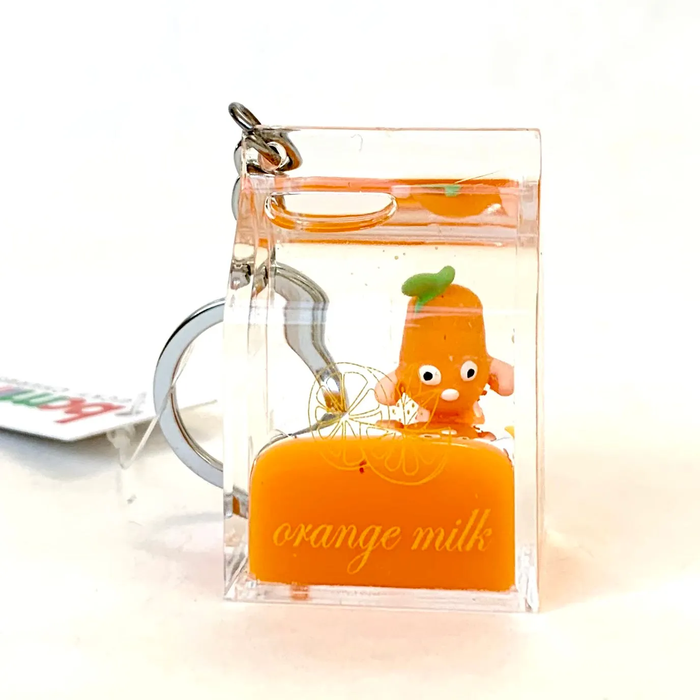 12047 FRUIT CARTON FLOATY KEY CHARM-12