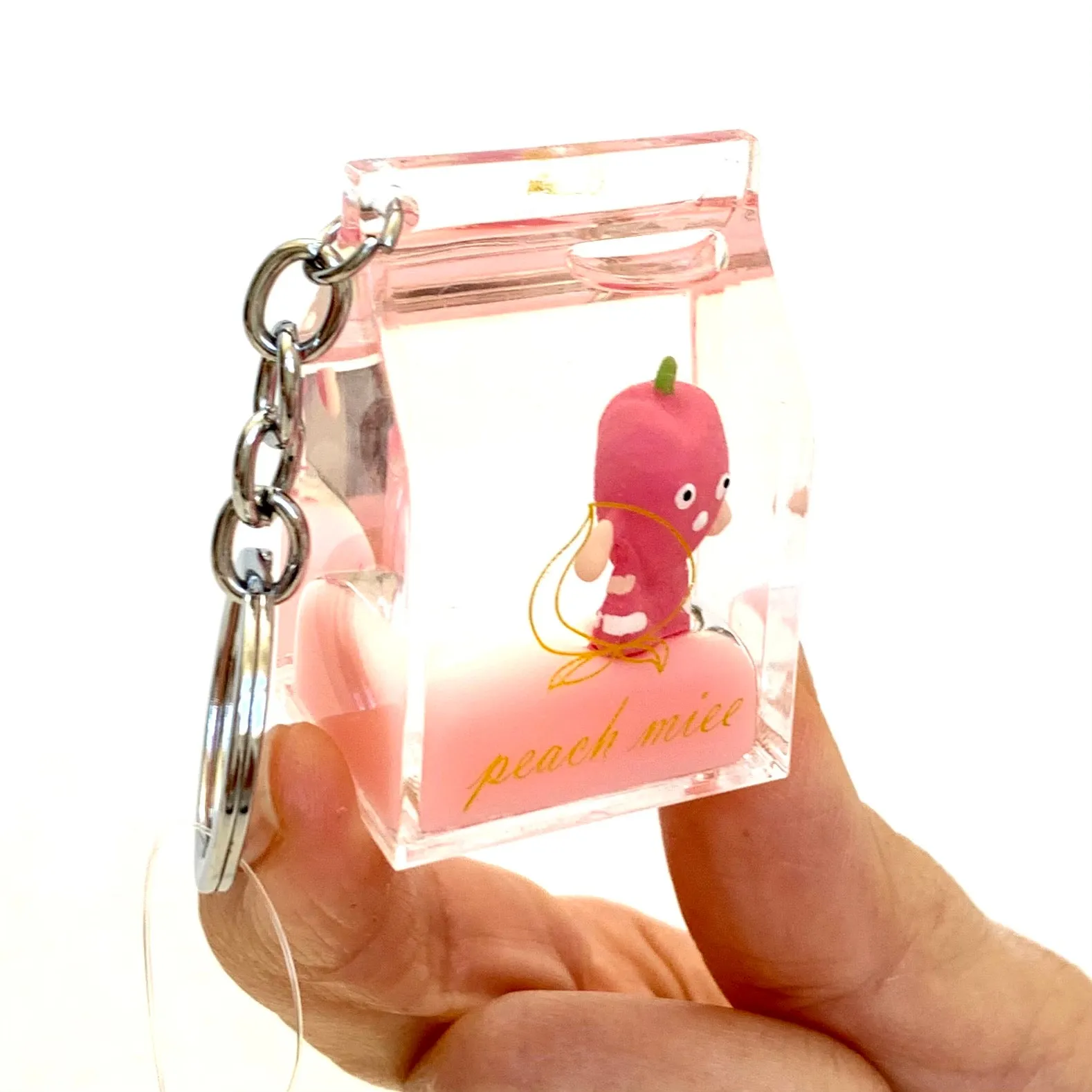12047 FRUIT CARTON FLOATY KEY CHARM-12