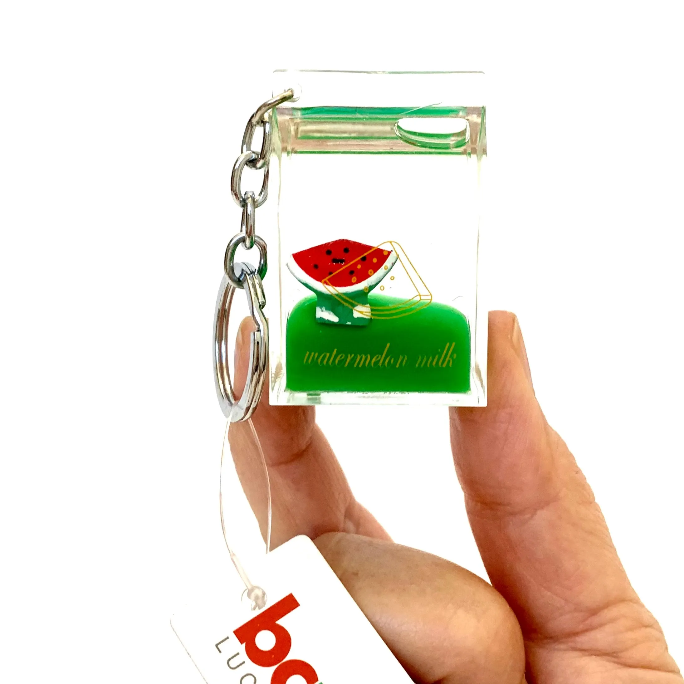 12047 FRUIT CARTON FLOATY KEY CHARM-12