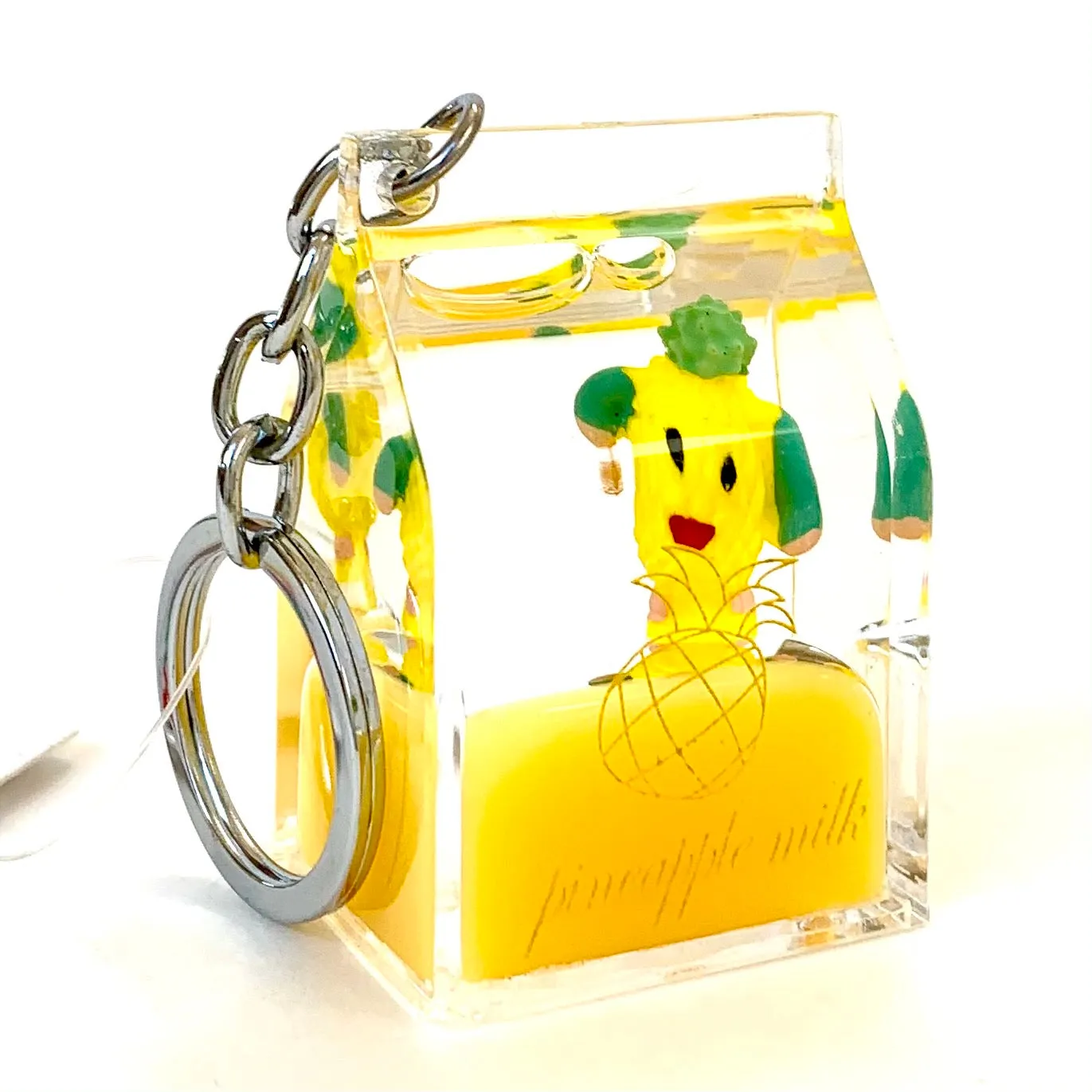 12047 FRUIT CARTON FLOATY KEY CHARM-12