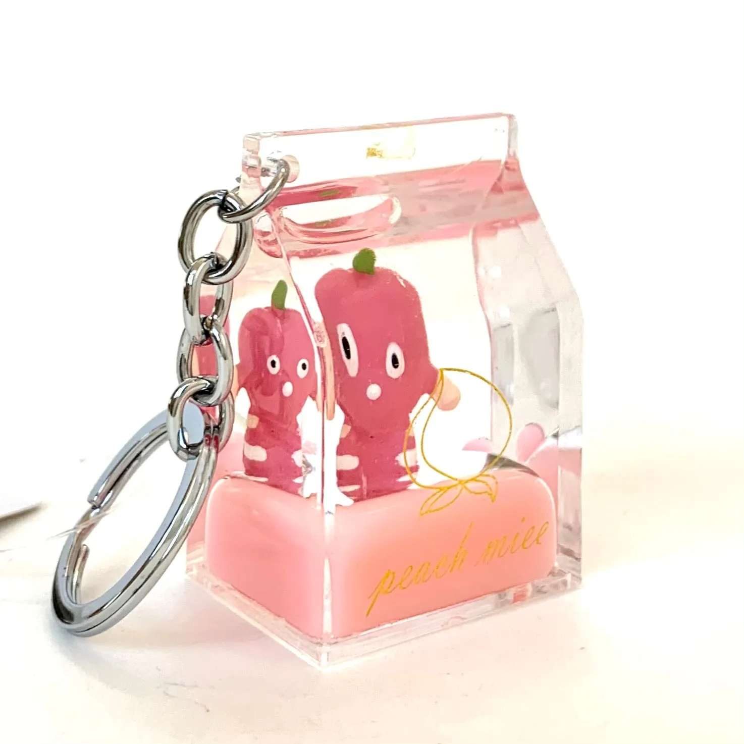 12047 FRUIT CARTON FLOATY KEY CHARM-12