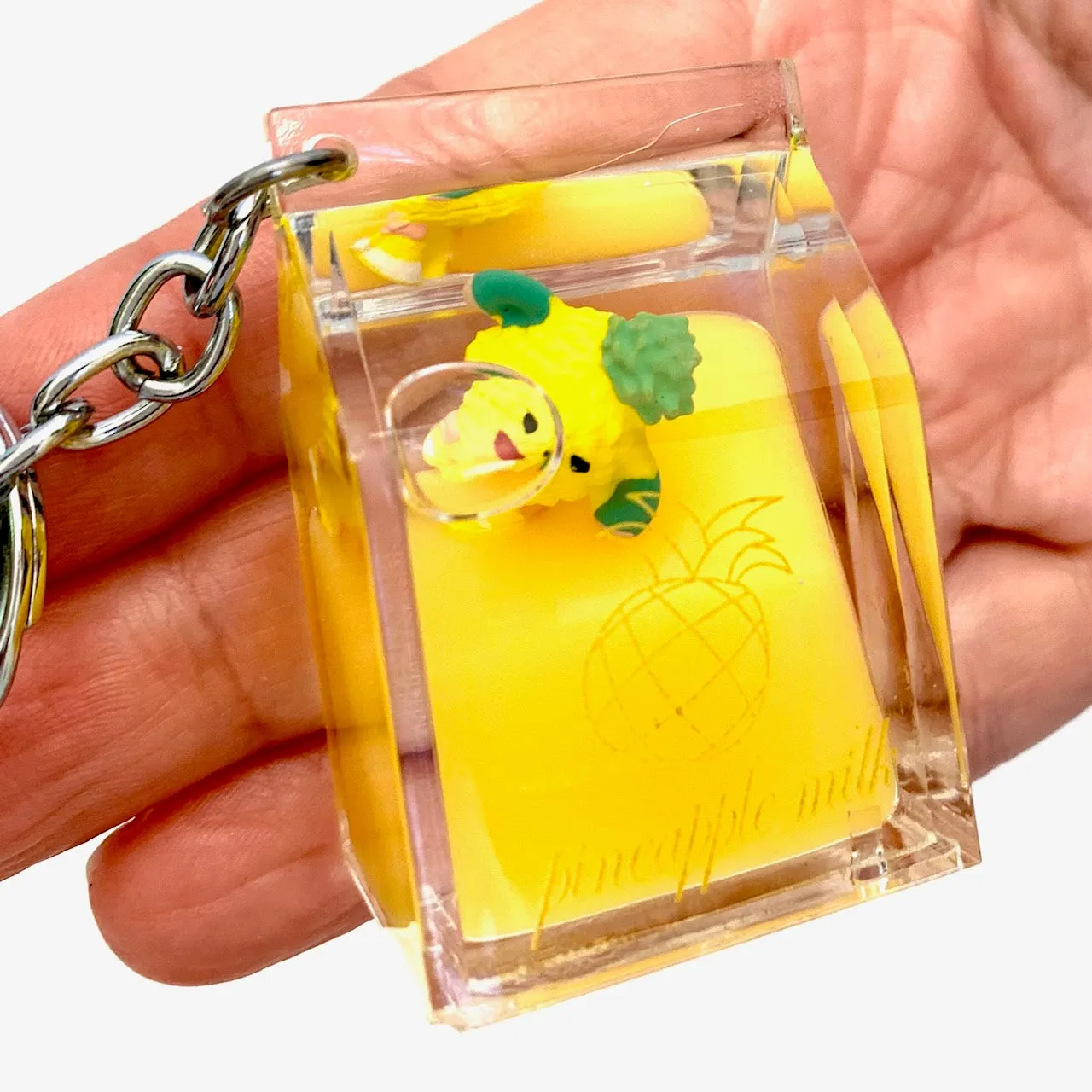 12047 FRUIT CARTON FLOATY KEY CHARM-12