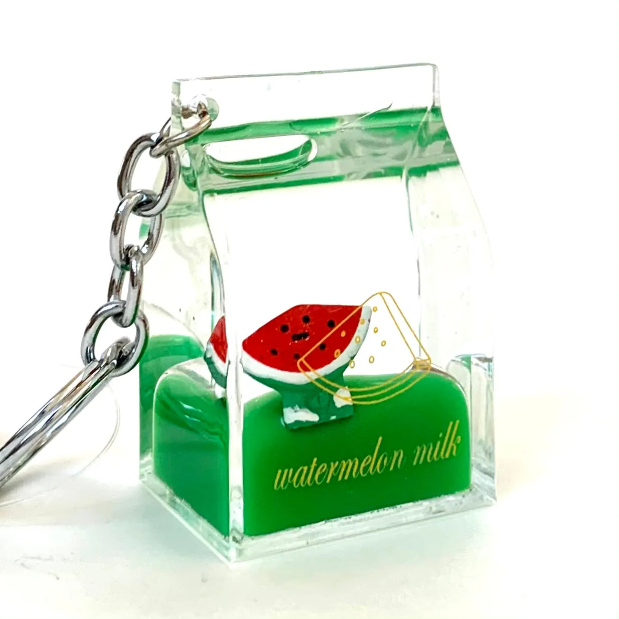 12047 FRUIT CARTON FLOATY KEY CHARM-12
