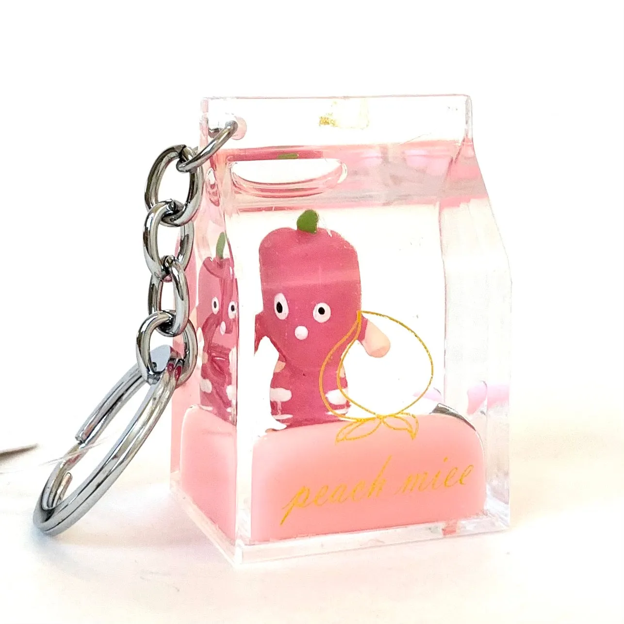 12047 FRUIT CARTON FLOATY KEY CHARM-12