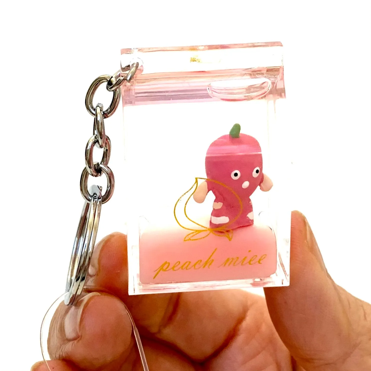 12047 FRUIT CARTON FLOATY KEY CHARM-12