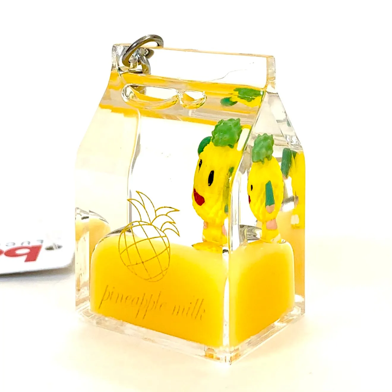 12047 FRUIT CARTON FLOATY KEY CHARM-12
