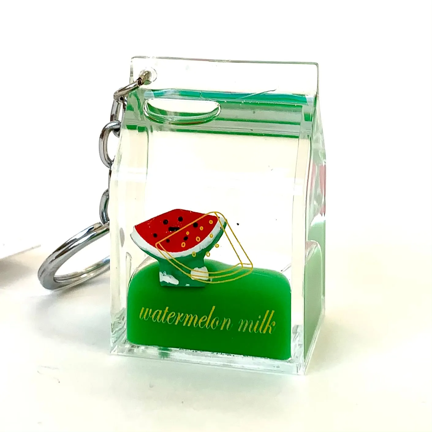 12047 FRUIT CARTON FLOATY KEY CHARM-12