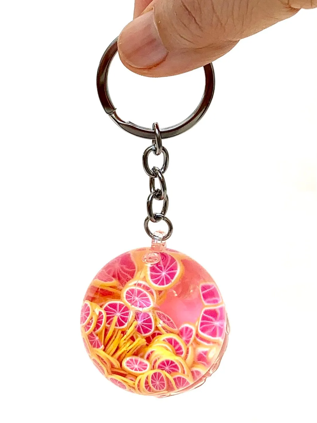 12068 FRUIT ICE CREAM FLOATY KEY CHARM-12 min