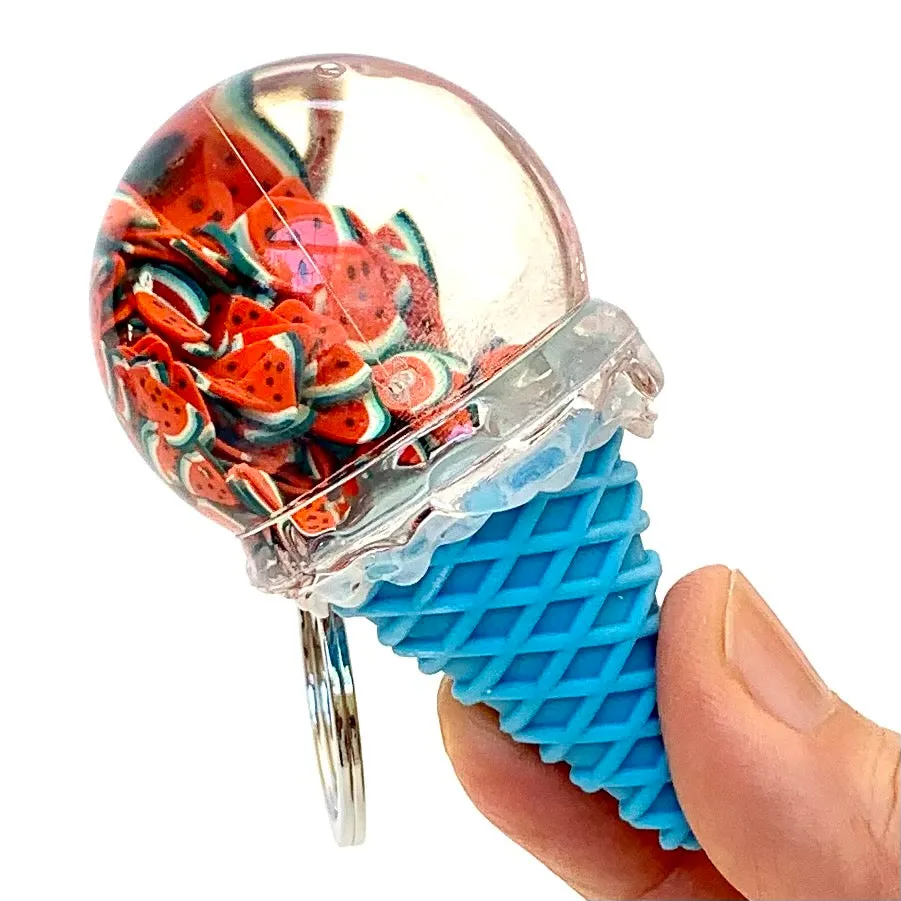 12068 FRUIT ICE CREAM FLOATY KEY CHARM-12 min