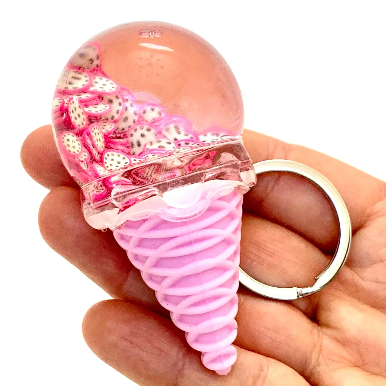 12068 FRUIT ICE CREAM FLOATY KEY CHARM-12 min