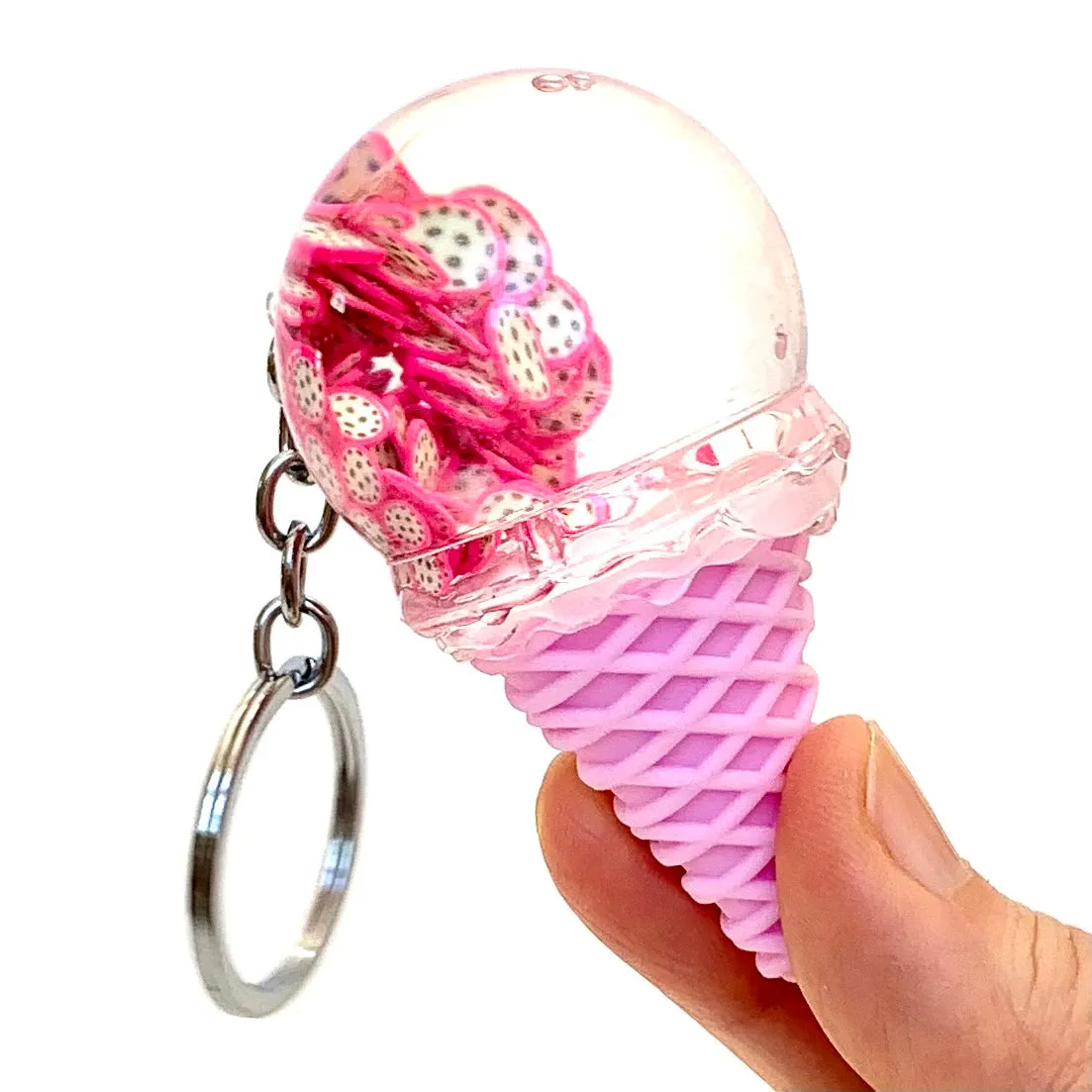 12068 FRUIT ICE CREAM FLOATY KEY CHARM-12 min