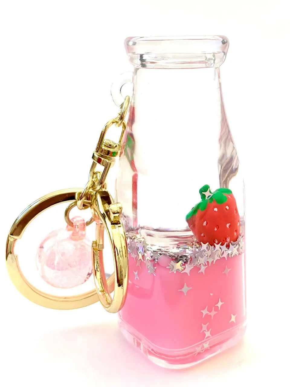 12071 FRUIT BOTTLE FLOATY KEY CHARM-12