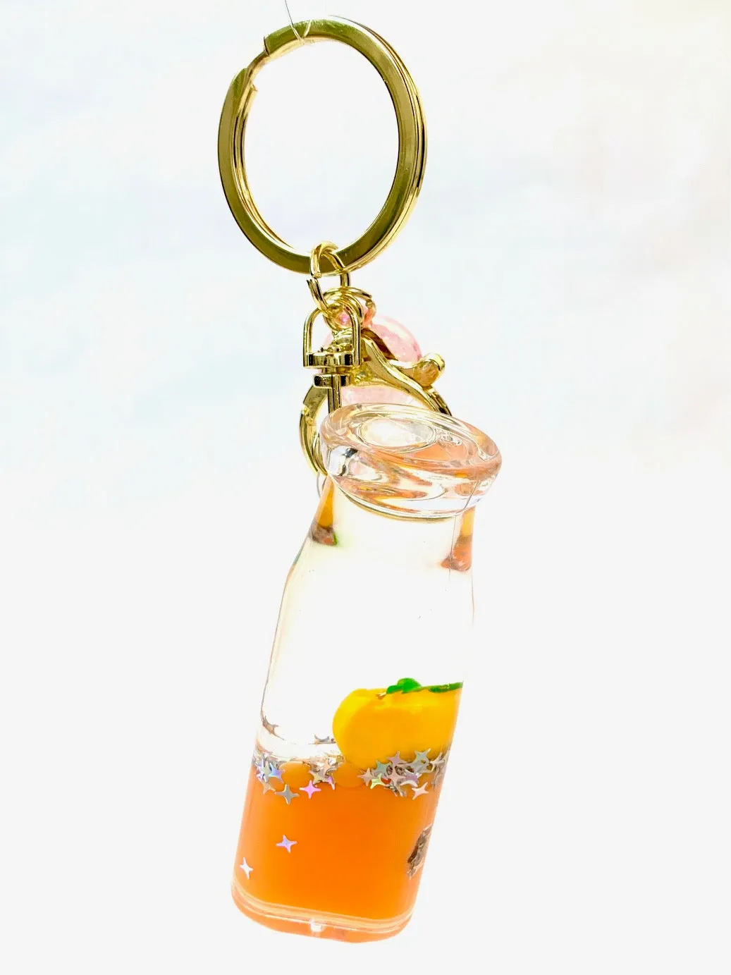 12071 FRUIT BOTTLE FLOATY KEY CHARM-12