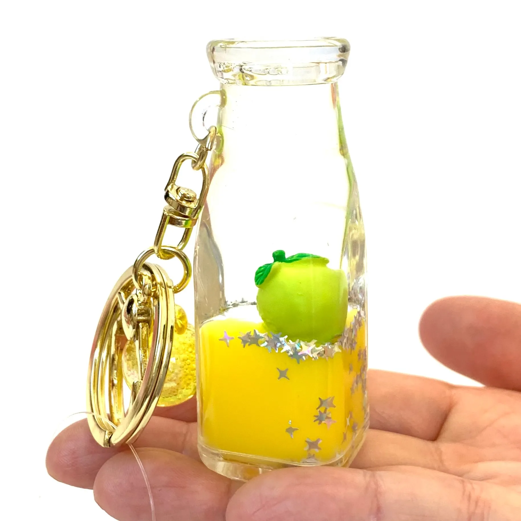 12071 FRUIT BOTTLE FLOATY KEY CHARM-12