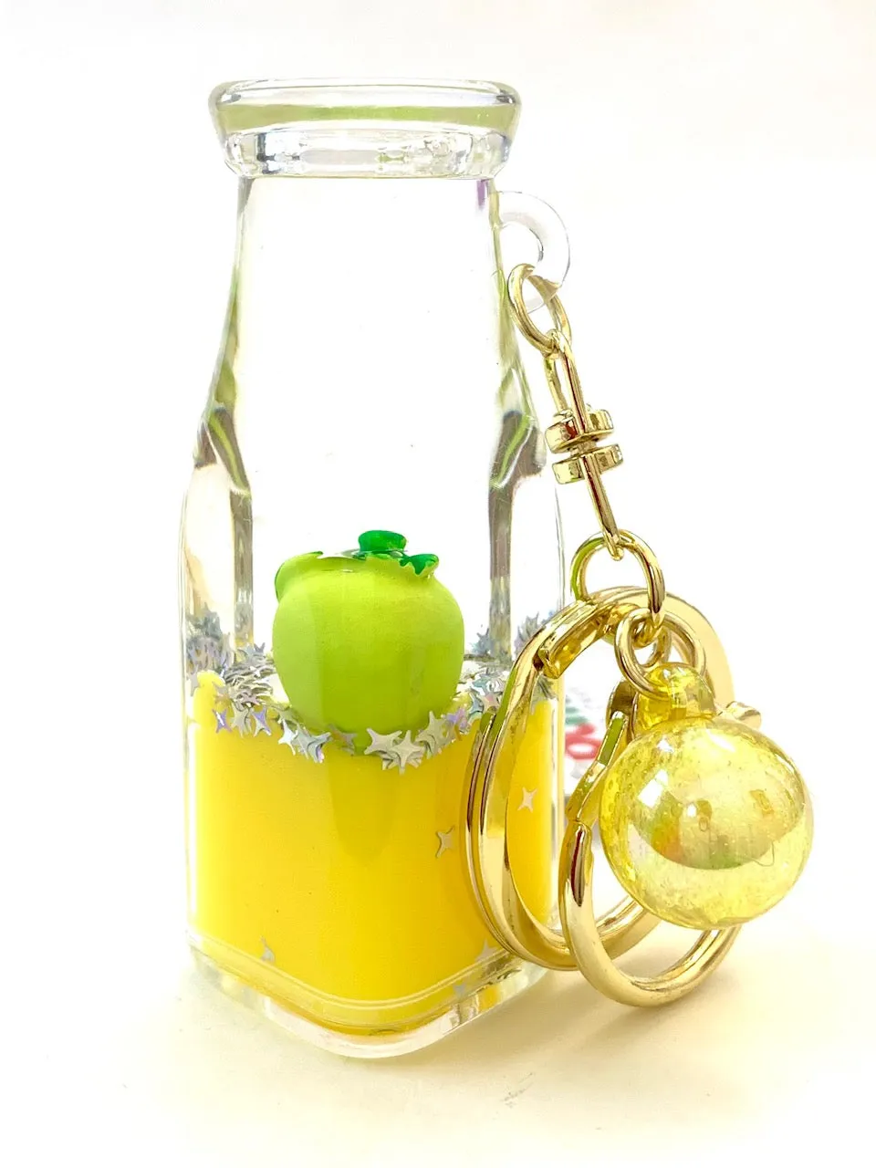 12071 FRUIT BOTTLE FLOATY KEY CHARM-12