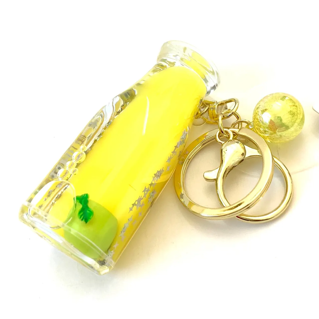 12071 FRUIT BOTTLE FLOATY KEY CHARM-12
