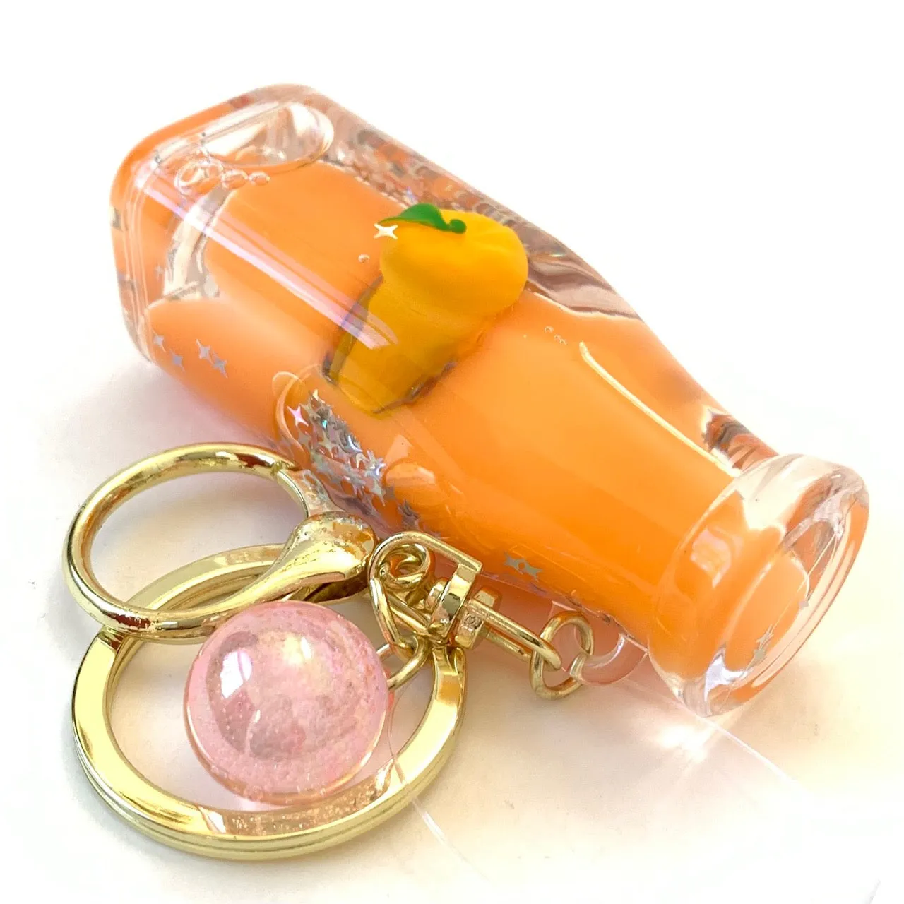 12071 FRUIT BOTTLE FLOATY KEY CHARM-12