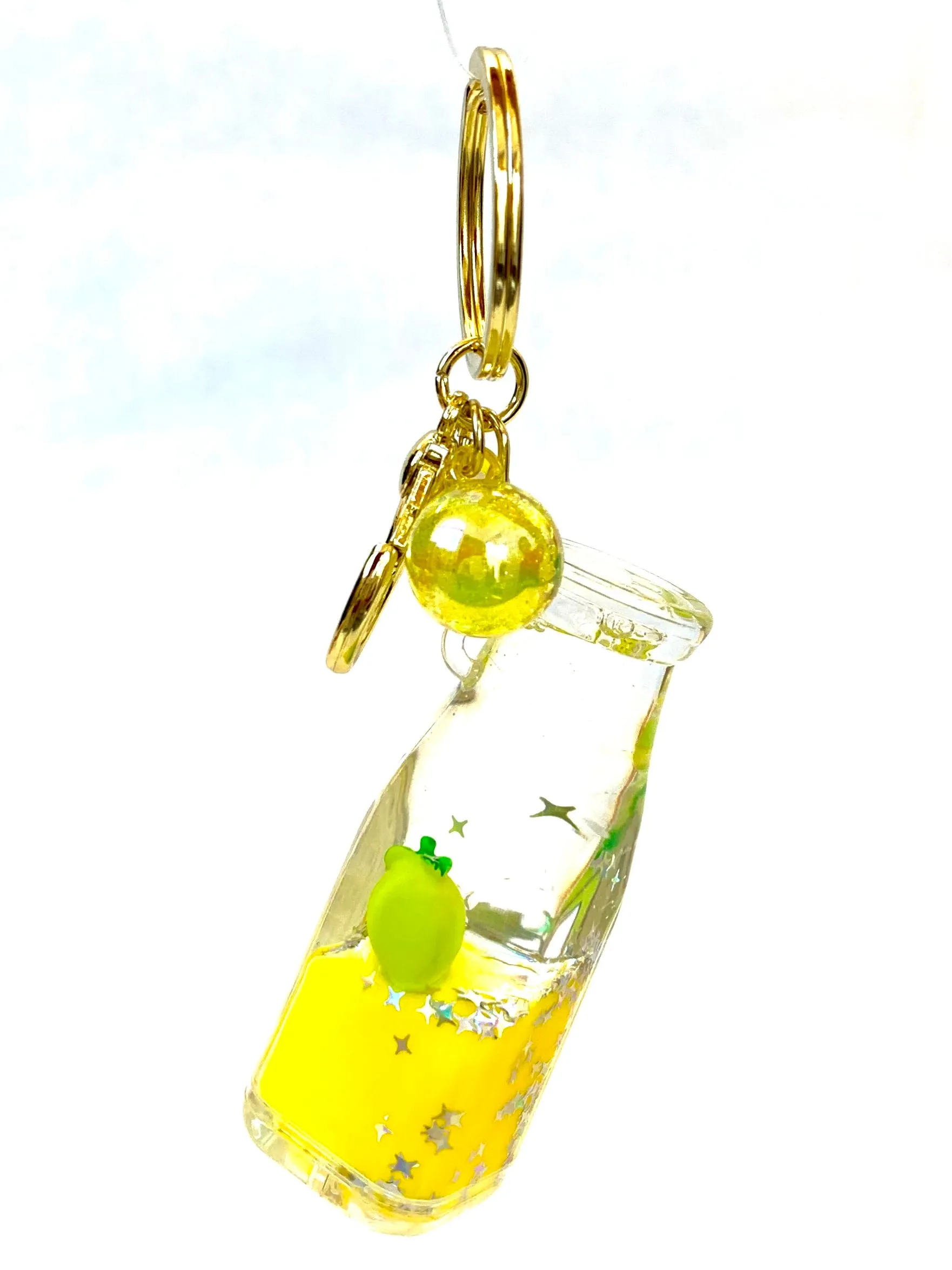 12071 FRUIT BOTTLE FLOATY KEY CHARM-12
