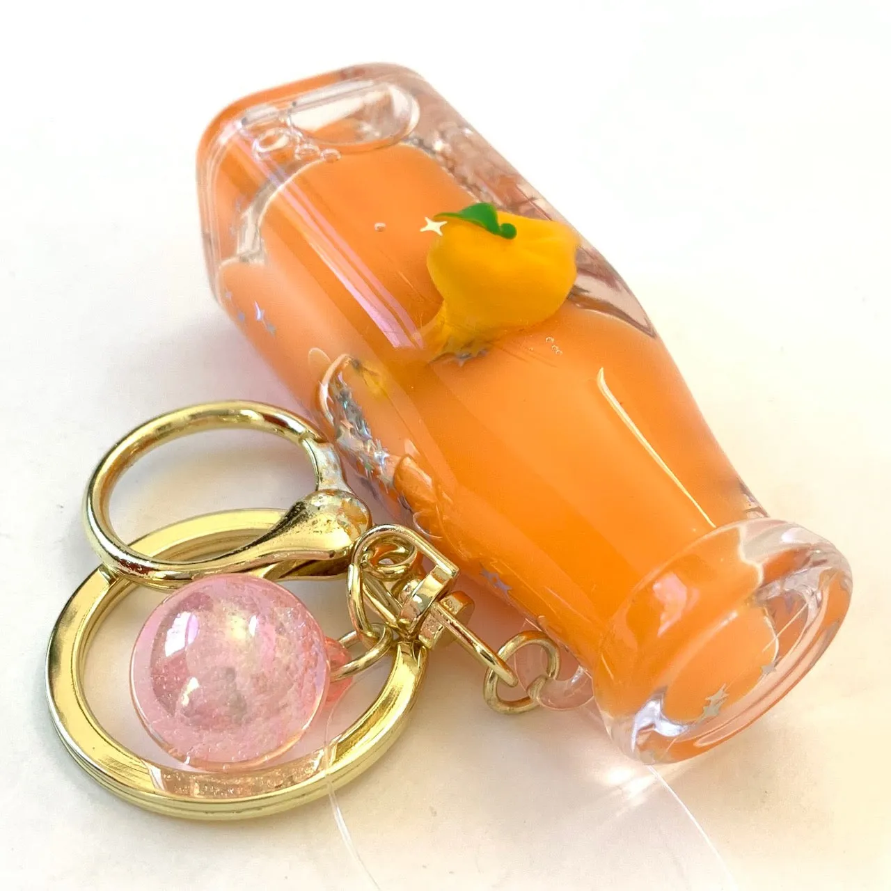 12071 FRUIT BOTTLE FLOATY KEY CHARM-12