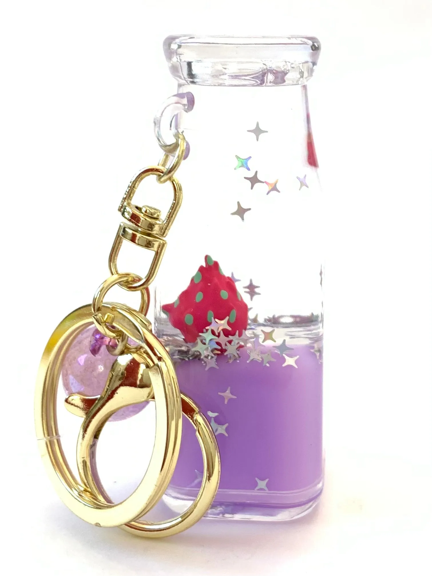 12071 FRUIT BOTTLE FLOATY KEY CHARM-12
