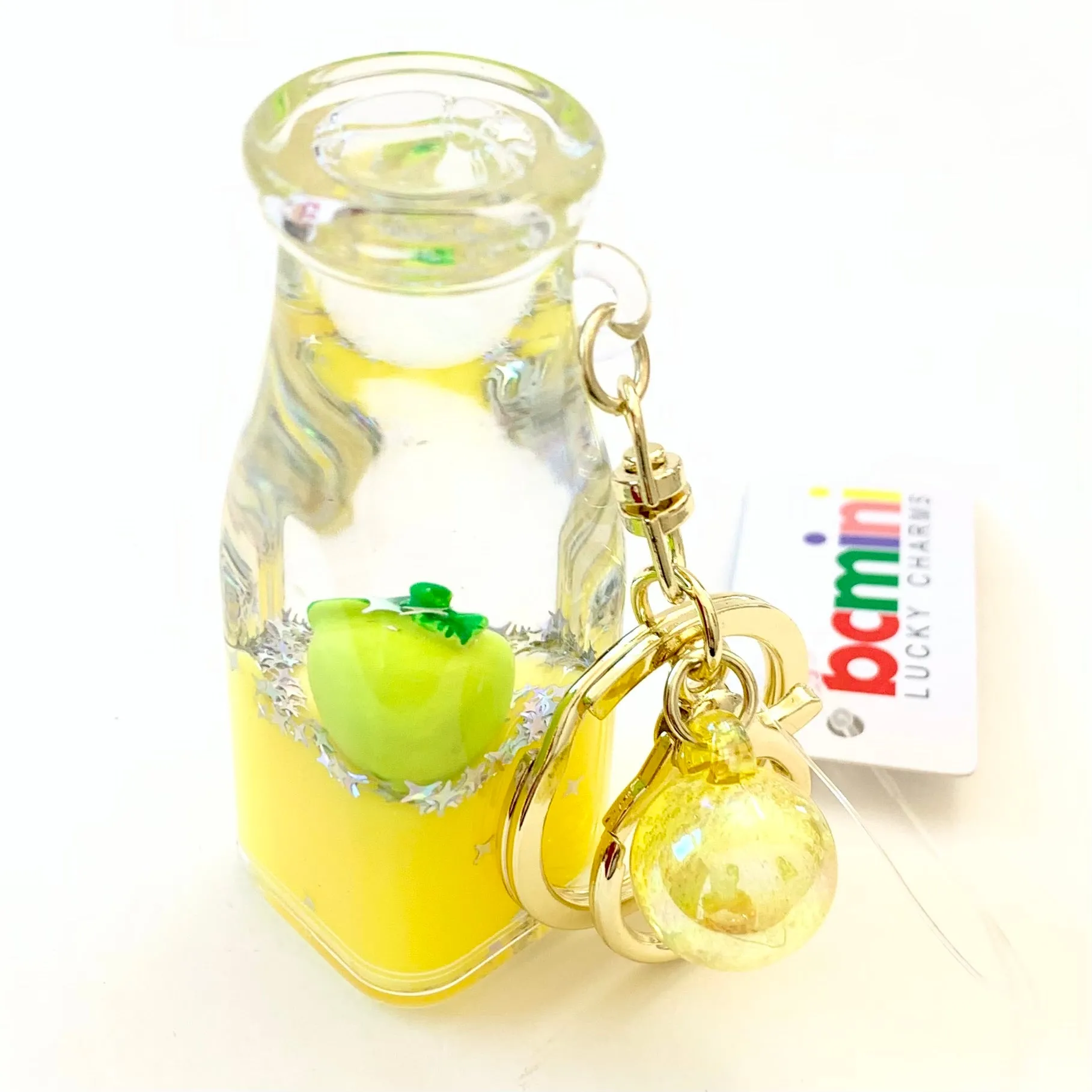 12071 FRUIT BOTTLE FLOATY KEY CHARM-12