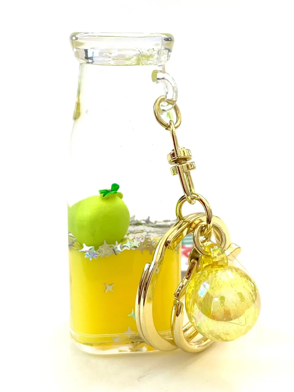 12071 FRUIT BOTTLE FLOATY KEY CHARM-12
