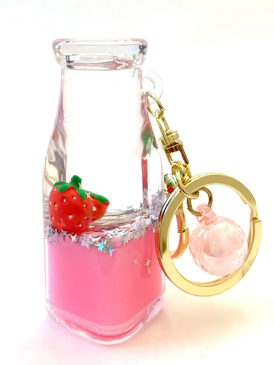 12071 FRUIT BOTTLE FLOATY KEY CHARM-12