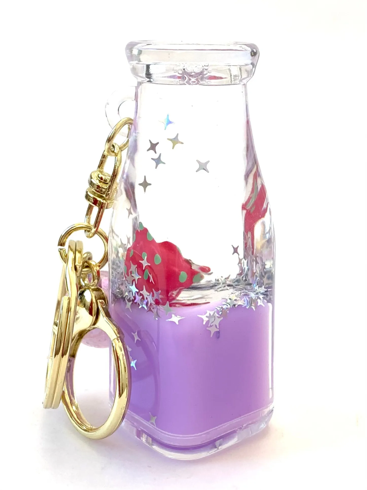 12071 FRUIT BOTTLE FLOATY KEY CHARM-12