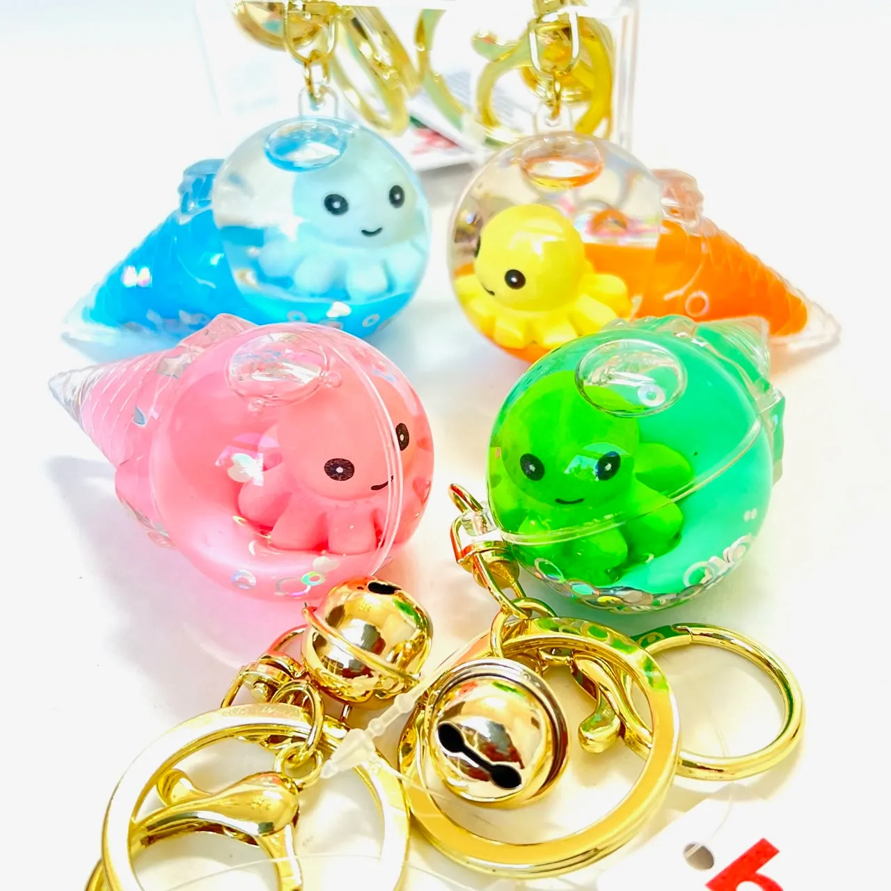12101 OCTOPUS ICE CREAM FLOATY KEY CHARM-12