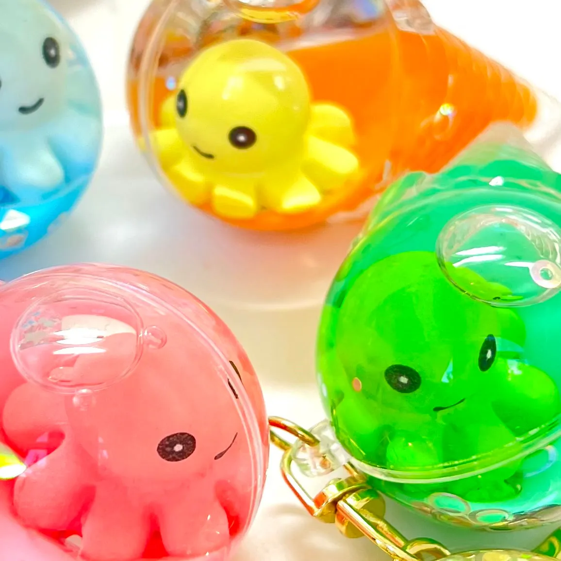 12101 OCTOPUS ICE CREAM FLOATY KEY CHARM-12