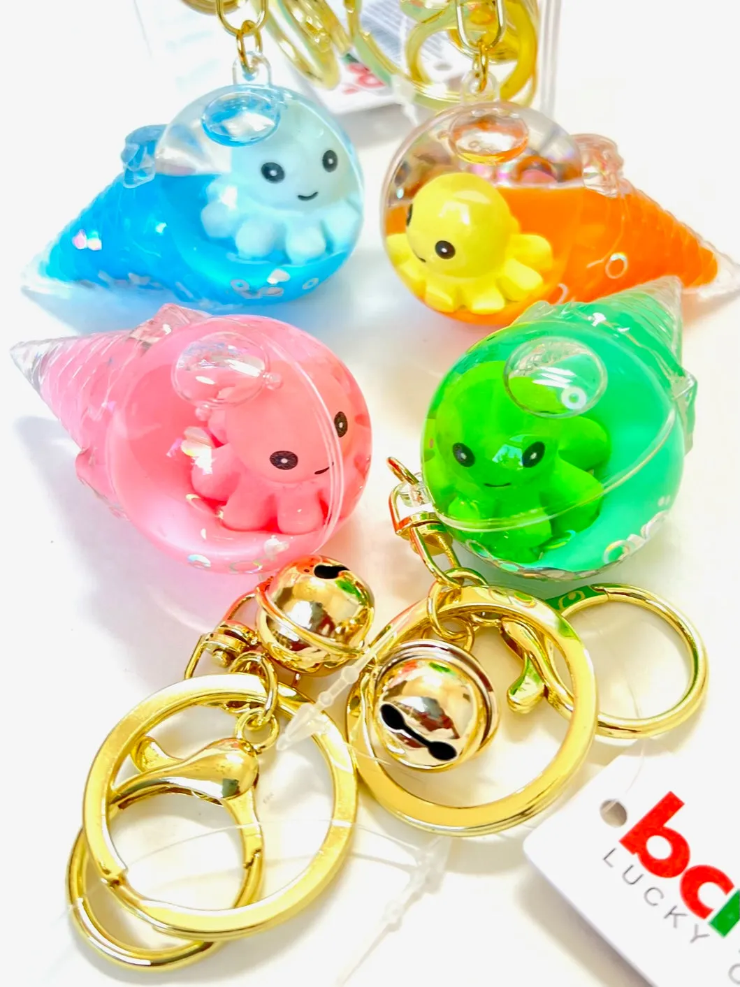 12101 OCTOPUS ICE CREAM FLOATY KEY CHARM-12