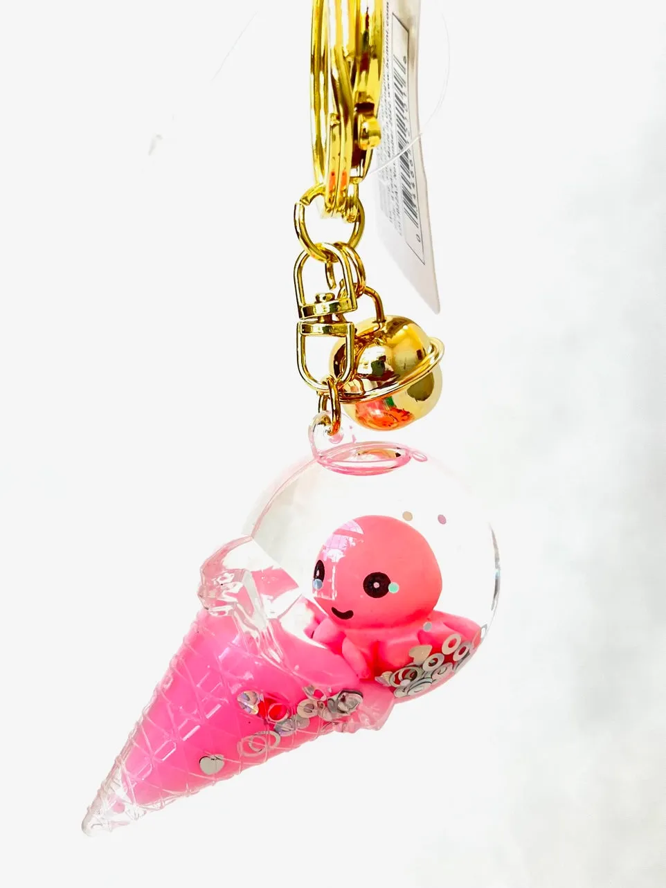 12101 OCTOPUS ICE CREAM FLOATY KEY CHARM-12