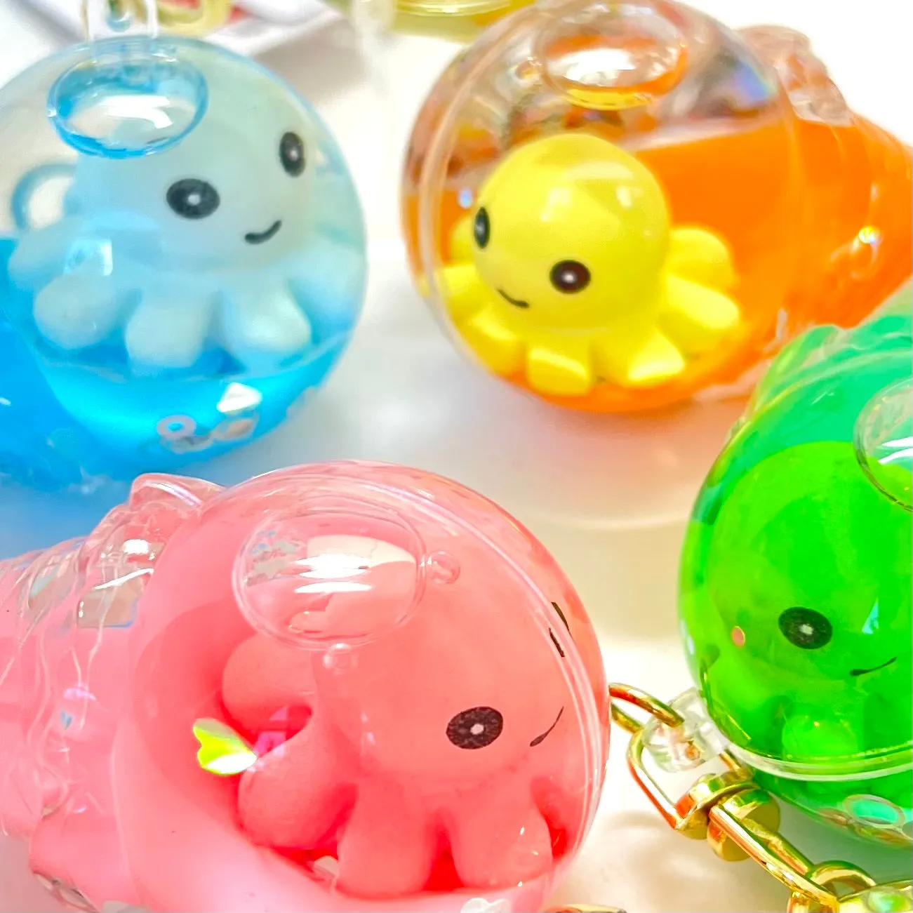 12101 OCTOPUS ICE CREAM FLOATY KEY CHARM-12