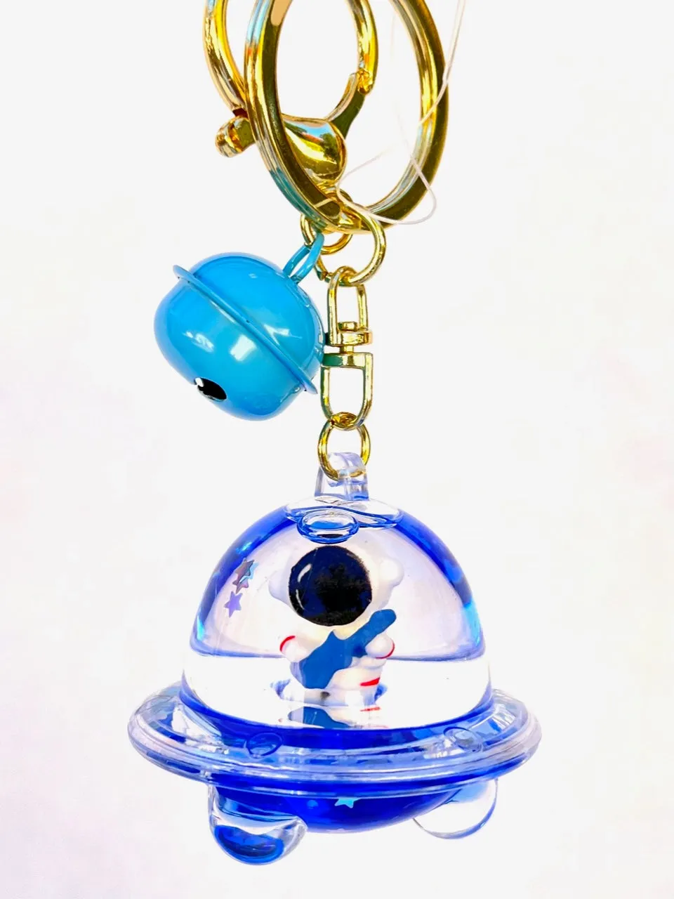 12102 ASTRONAUT UFO FLOATY KEY CHARM-12