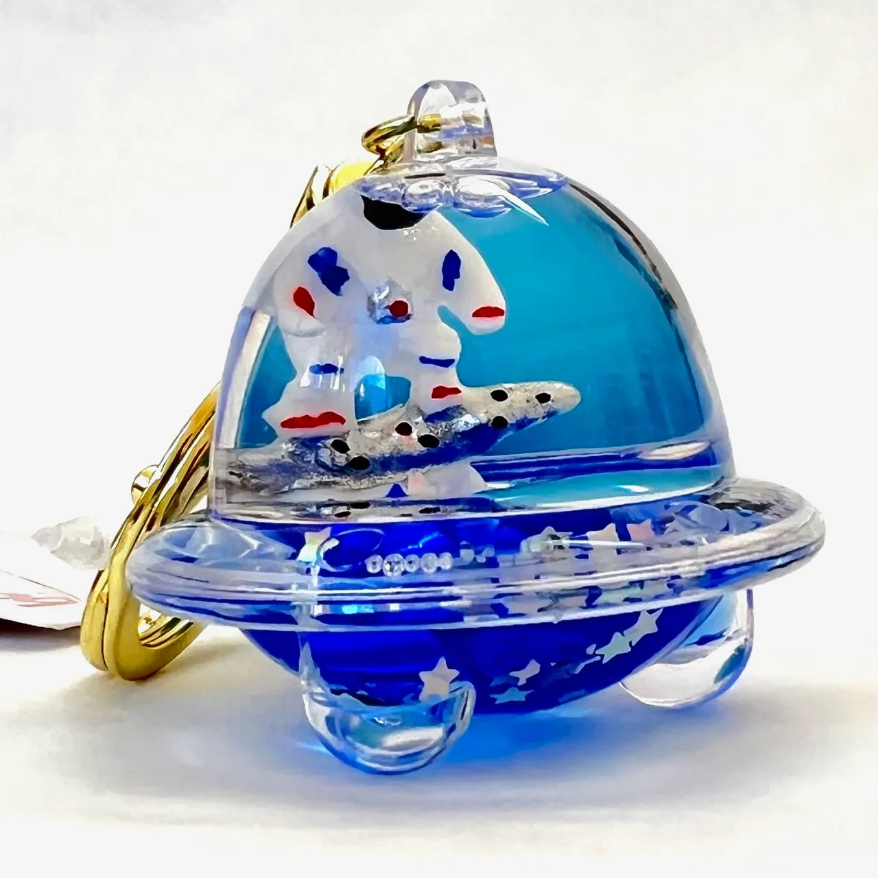 12102 ASTRONAUT UFO FLOATY KEY CHARM-12