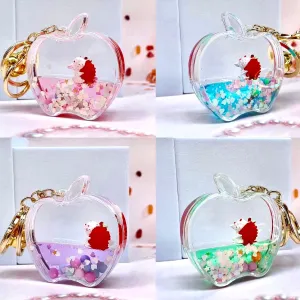 12111 APPLE FLOATY KEY CHARM-12