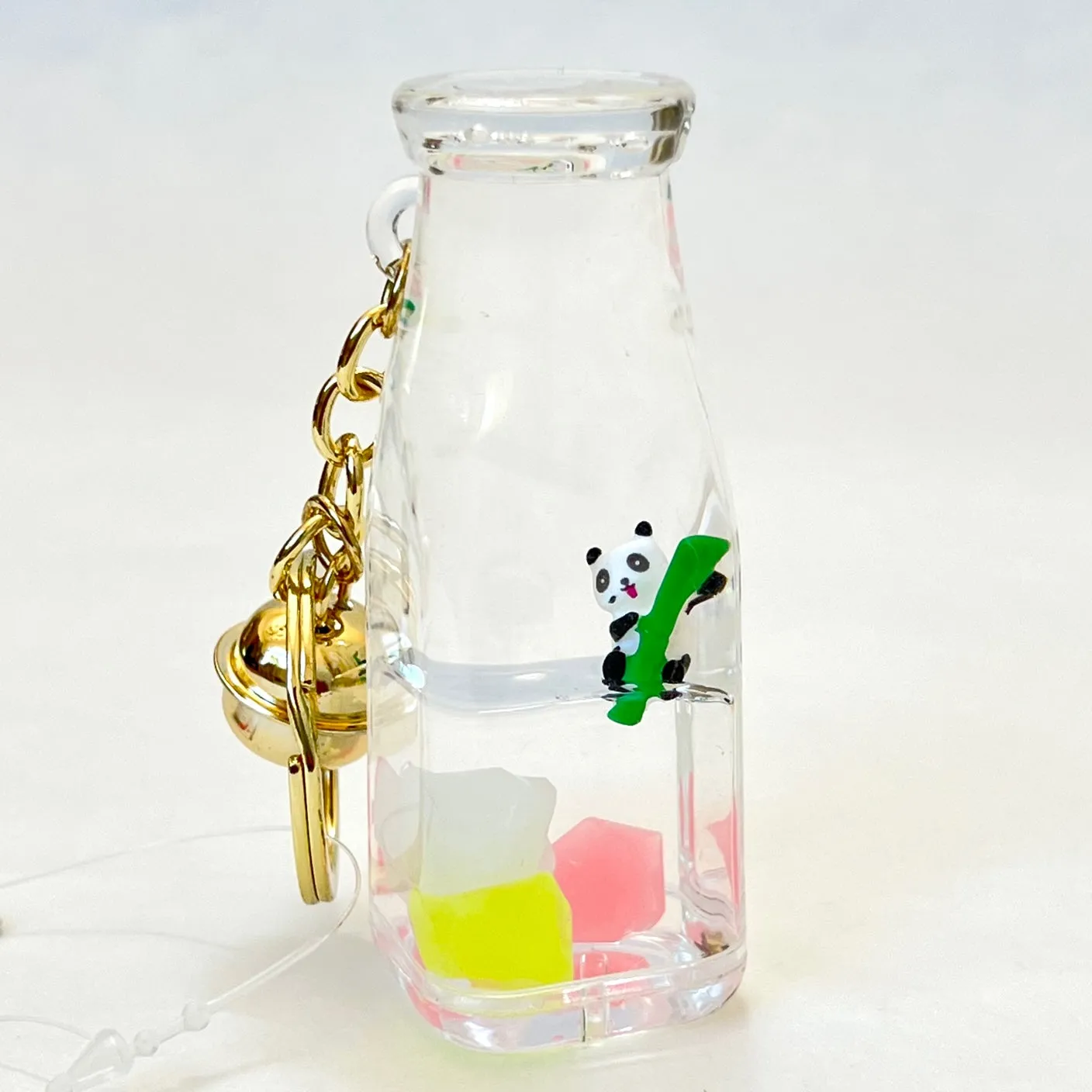 12119 PANDA BAMBOO FLOATY KEY CHARM-12