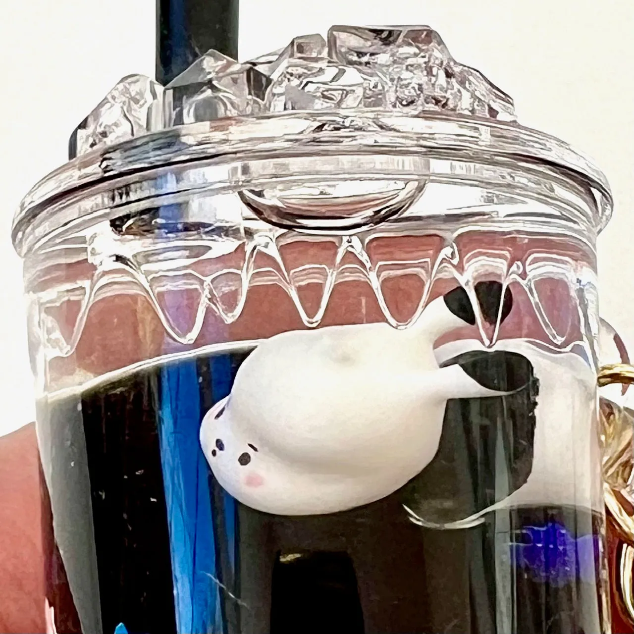12132 RABBIT FLOATY KEY CHARM-12
