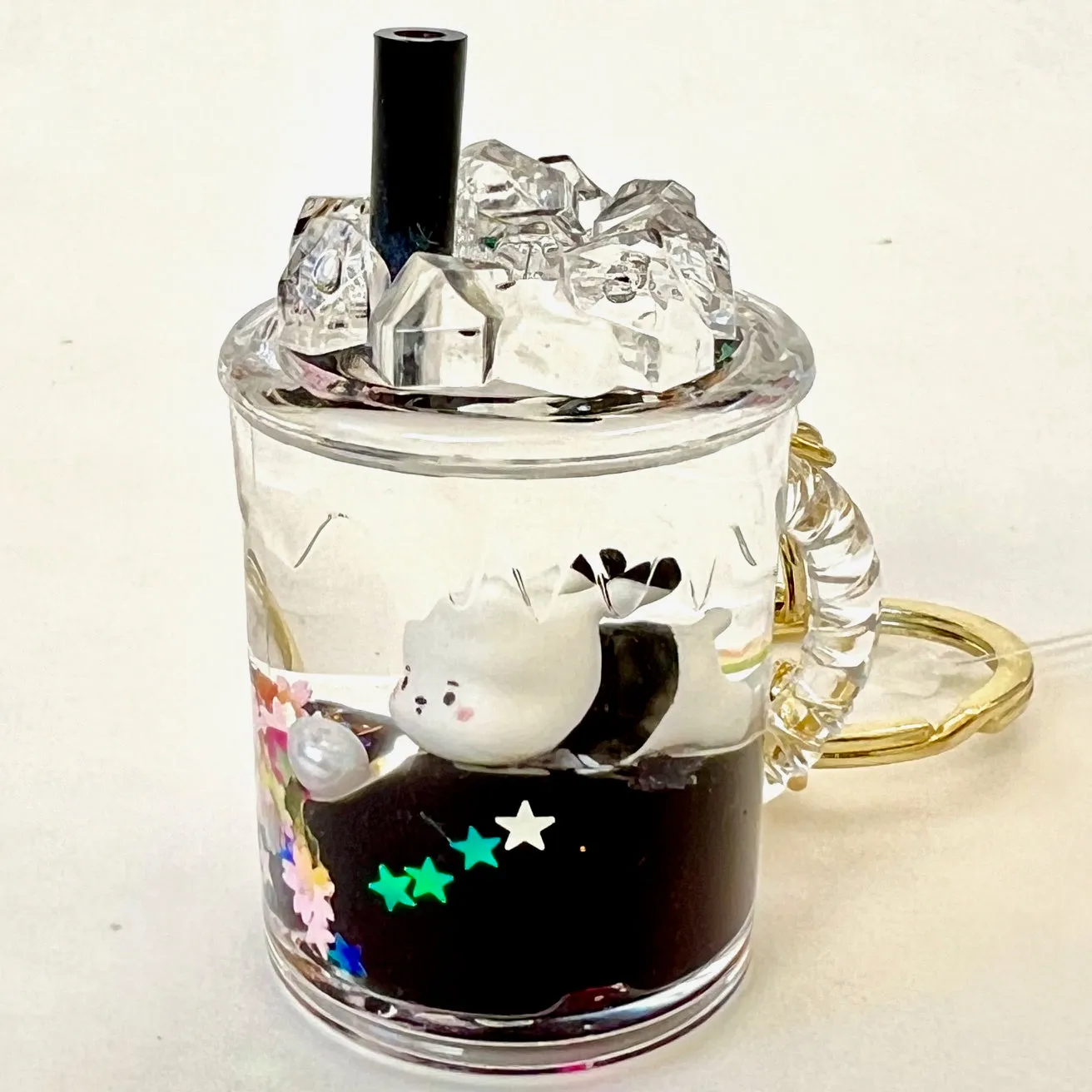 12132 RABBIT FLOATY KEY CHARM-12