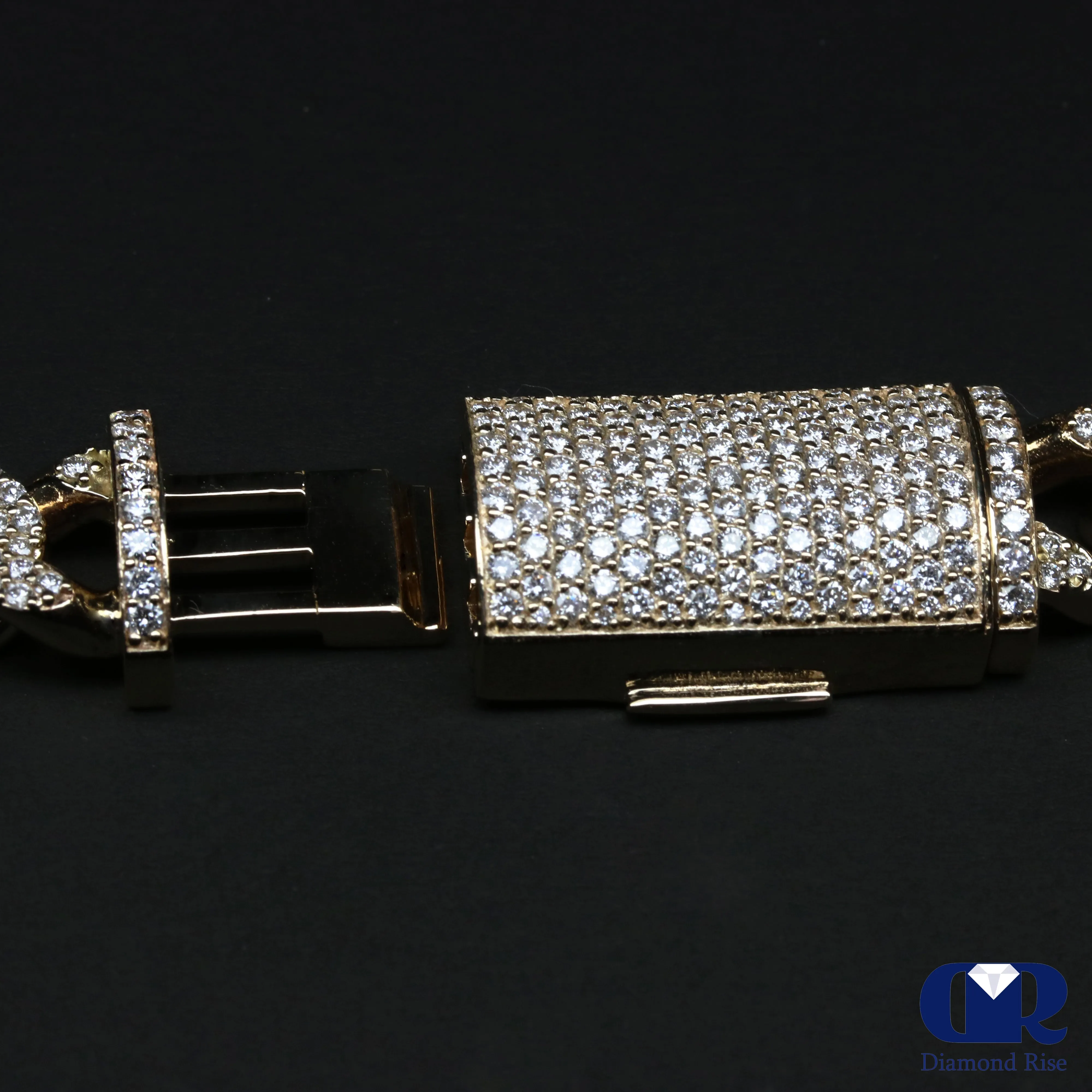 14K Yellow Gold Diamond Miami Cuban Link Chain 20" 12mm 21.70 Ct