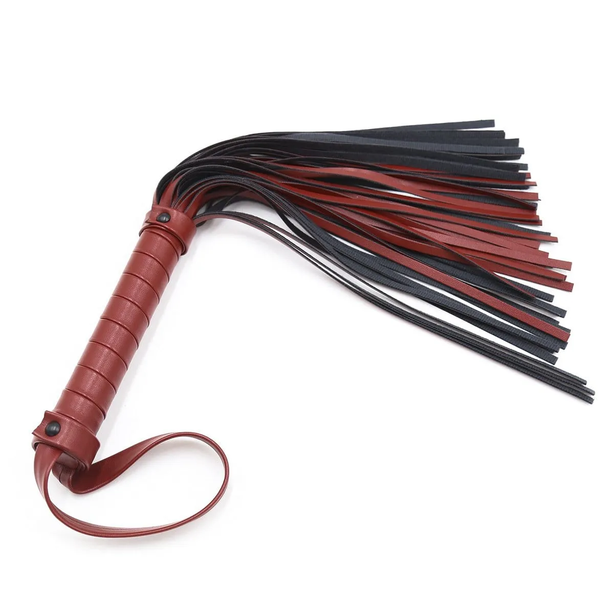 1835MQ      Bonded Leather 15” Red Room Pleasure Whip