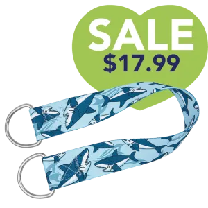 25" Belly Band Blue Shark by Groom Loop