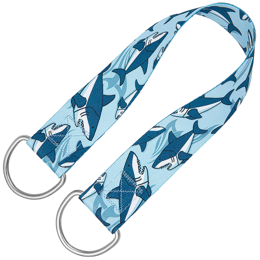 25" Belly Band Blue Shark by Groom Loop
