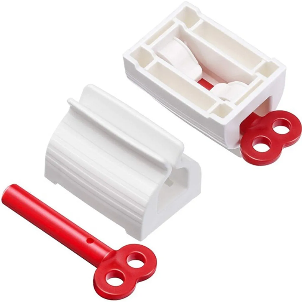 3 Pcs -  Rolling Tube Toothpaste Squeezer Toothpaste Seat Holder Stand - H02197